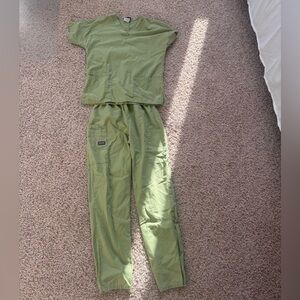 Cherokee Olive Green Scrub Set